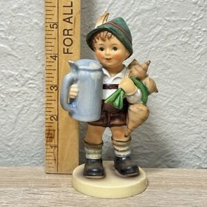 Goebel Hummel For Father HUM 87 TMK3 5.25" 1950's Boy Stein Turnips Stylized Bee